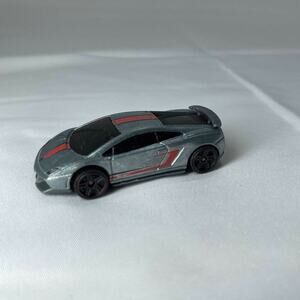2010 Hot Wheels Lamborghini Gallardo LP 570-4 SUPERLEGGERA Silver Red Rare Used